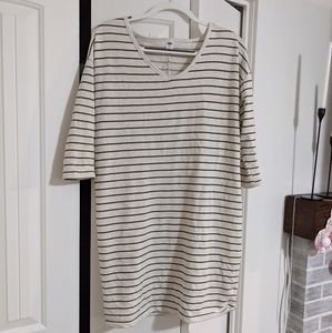 Striped sweater dress